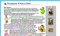 Music and dance were influenced by each other - study how...