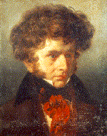 Berlioz in Rome (c 1832) by Emile Signol, Villa Medici
