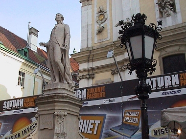 The Statue of Joseph Haydn in Vienna (2001) by Nadav Dafni