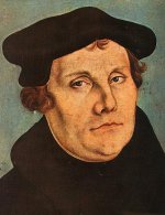 Luther by Lucas Cranach the elder, Glaeria Uffizi, Florence