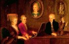 Mozart family (1780) by Johann Nepomuk della Croce, Internationale Stiftung Mozarteum, Salzburg