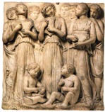Cantoria (1431-1439) Lucca della Robbia, Firenze, Museo dell'Opera del Duom