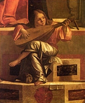 The lute by Carpaccio, The Academy, Venice