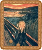 The Scream (1893) Edvard Munch,National gallery, Oslo