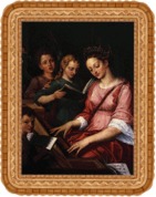Saint Cecilia (1569) Michiel van Coxcie, Museo del Prado, Madrid