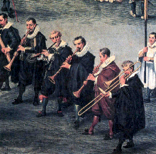 Procession of the religious orders of Antwerp - detail (1616) Denis van Alsloot, Museo del Prado, Madrid