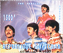 The Beatles / stamp of The Republic of Tchad
