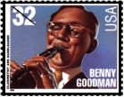 Benny Goodman / stamp of The USA