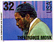 Thelonious Monk / stamp of The USA