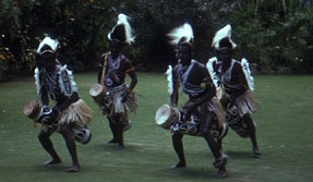 Native African drummers - photograph courtesy of Dr. Jacob Dafni